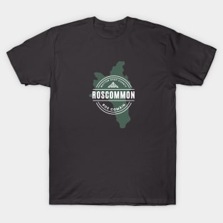 County Roscommon Map T-Shirt